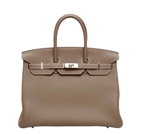 hermes birkin 35 etoupe togo|Hermes Birkin Bag 35cm Etoupe Togo Leather .